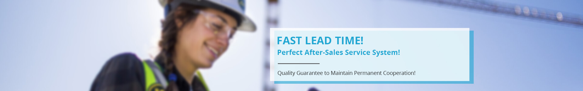 Fast Lead Time Perfect After-sales Service System