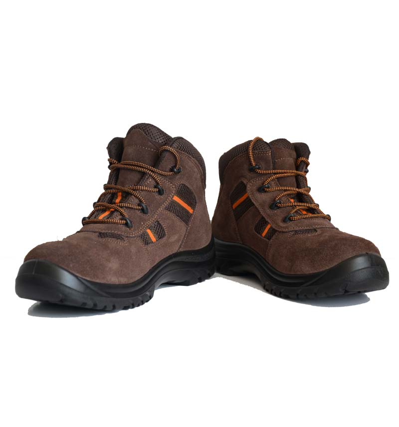 Suede Leather Safety Shoes Industrial Insulation Boots G387