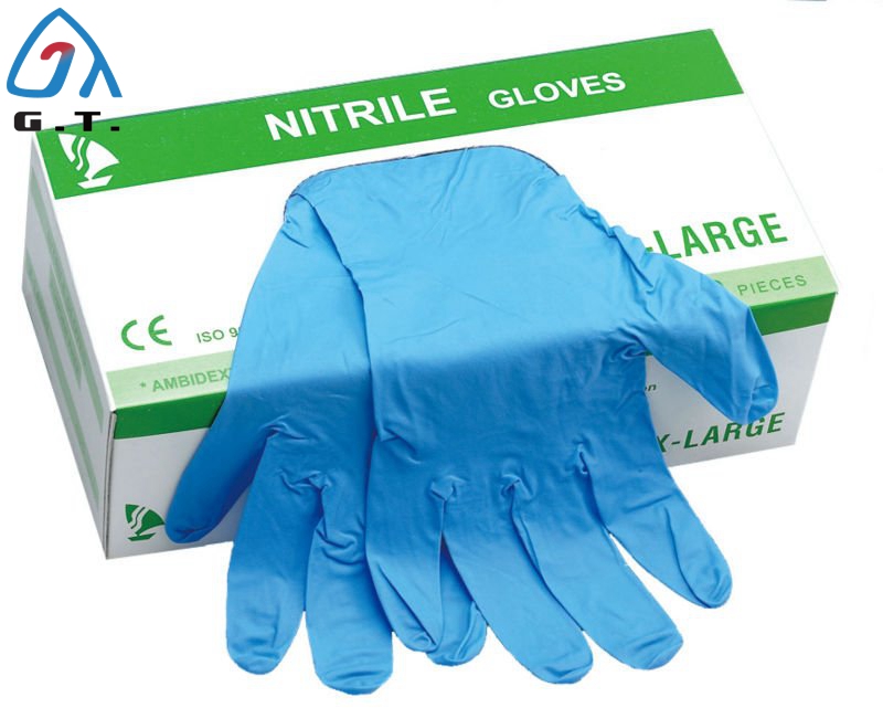 Disposable Nitrile Medical Examination Powder Free Glove GT-GNTR