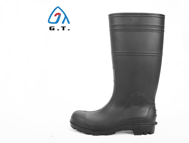 GT Brand Industrial Safety Gum Boots Water Resistant Protective PVC Work Boots SR05