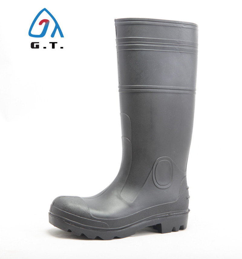 GT Brand Industrial Safety Gum Boots Water Resistant Protective PVC Work Boots SR05