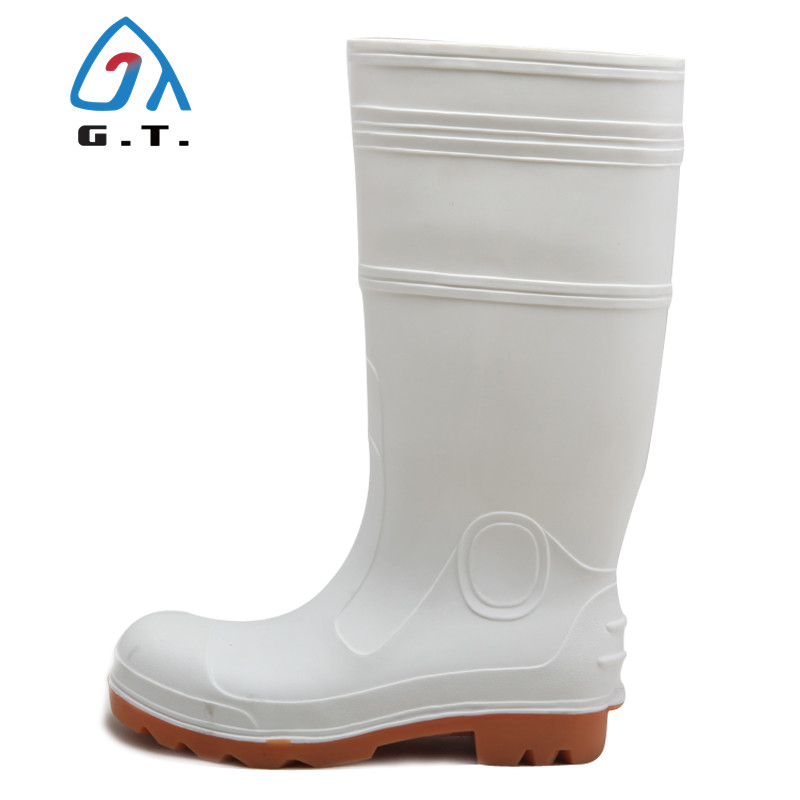 GT Brand Industrial Safety Gum Boots Water Resistant Protective PVC Work Boots SR05